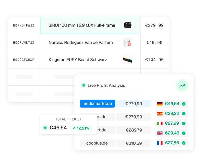 Dealwatch — real-time Amazon price monitoring and deal alert tool by ProfitPath Dealwatch — real-time Amazon price monitoring and deal alert tool by ProfitPath